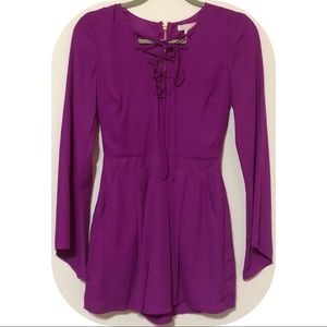 NWOT Bell-sleeved Romper With POCKETS